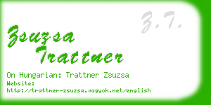 zsuzsa trattner business card